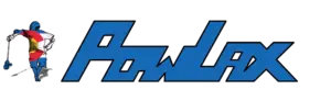 POWLAX Logo and New Text Blue and Black with dot com