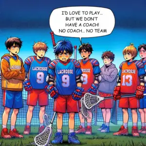 The growth in popularity of lacrosse at the youth level has left many teams without a coach.